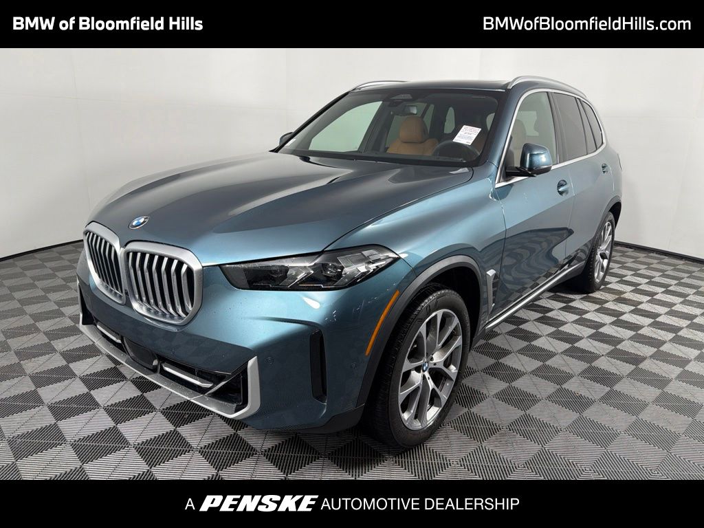 Blue Ridge Mountain Metallic 2024 BMW X5 SUV / Crossover All-Wheel Drive 8-Speed Automatic