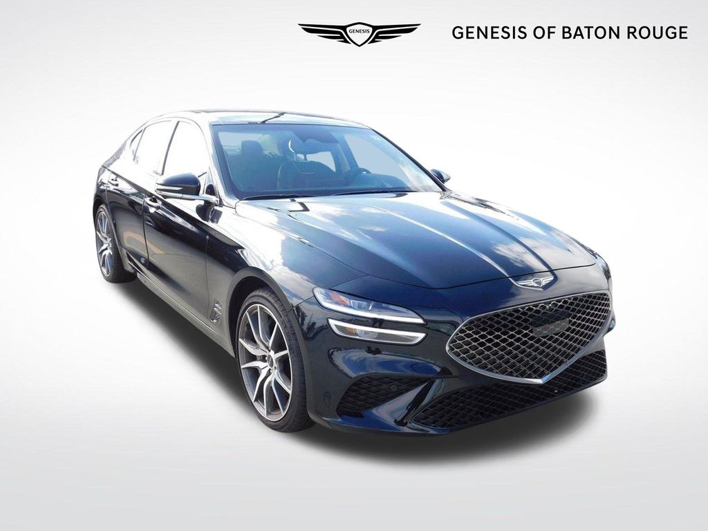 Vik Black 2026 Genesis G70 Sedan Rear-Wheel Drive 8-Speed Automatic