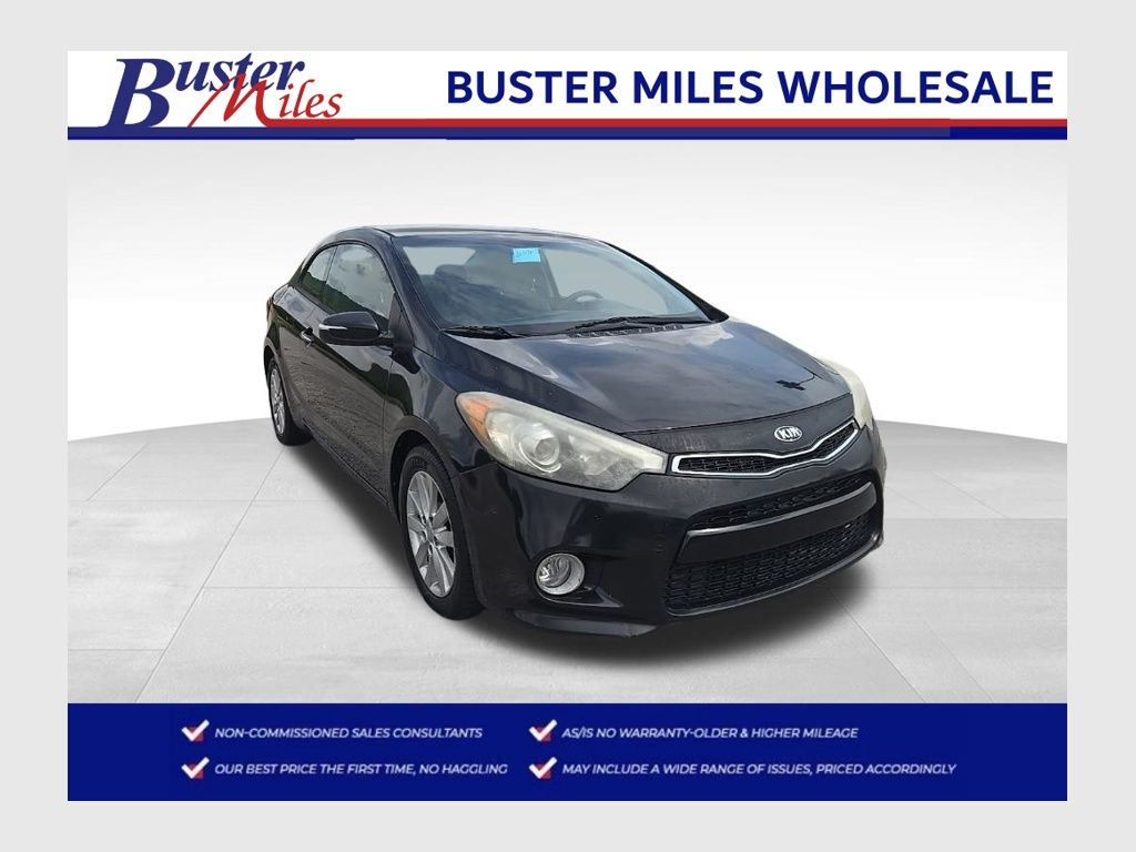 Aurora Black 2014 Kia Forte Koup EX Coupe Front-Wheel Drive 6-Speed Automatic Overdrive