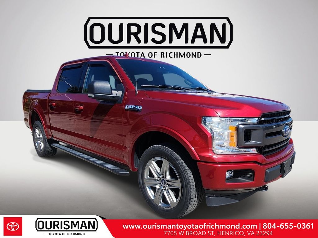 Ruby Red Metallic 2018 Ford F-150 XLT SuperCrew 4WD Pickup Truck Four-Wheel Drive Automatic