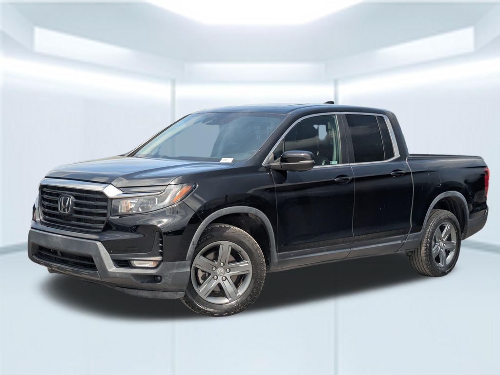 Black 2023 Honda Ridgeline Pickup Truck All-Wheel Drive 9-Speed Automatic