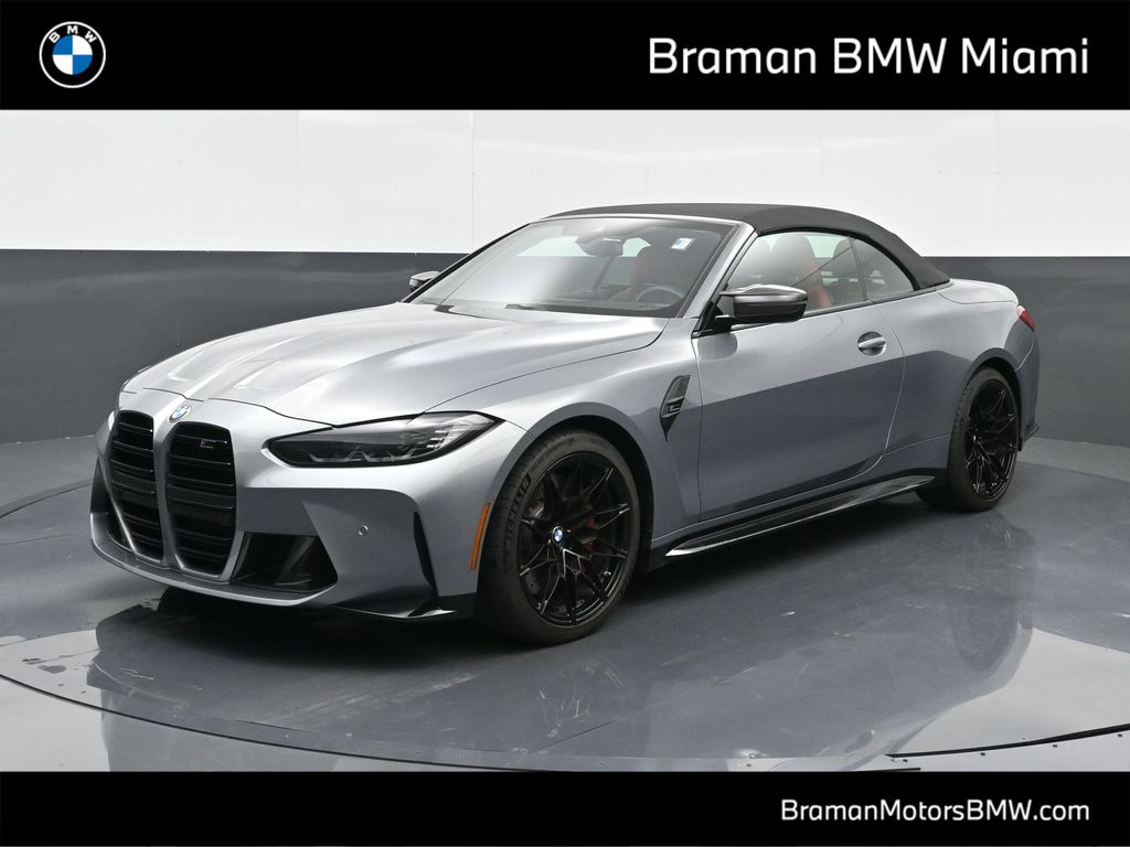 Skyscraper Gray Metallic 2024 BMW M4 Competition xDrive Convertible AWD Convertible All-Wheel Drive 8-Speed Automatic