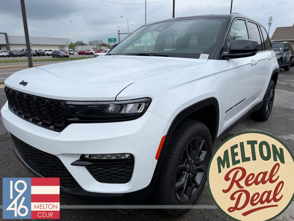 Bright White Clearcoat 2025 Jeep Grand Cherokee Limited 4WD SUV / Crossover Four-Wheel Drive 8-Speed Automatic