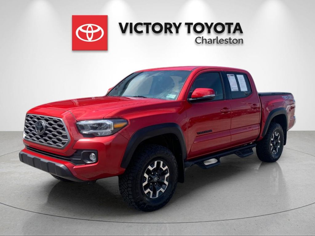 Barcelona Red Metallic 2023 Toyota Tacoma Pickup Truck Four-Wheel Drive 6-Speed Automatic
