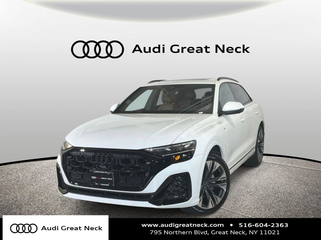 Carrara White 2025 Audi Q8 quattro Premium Plus 55 TFSI SUV / Crossover All-Wheel Drive 8-Speed Automatic