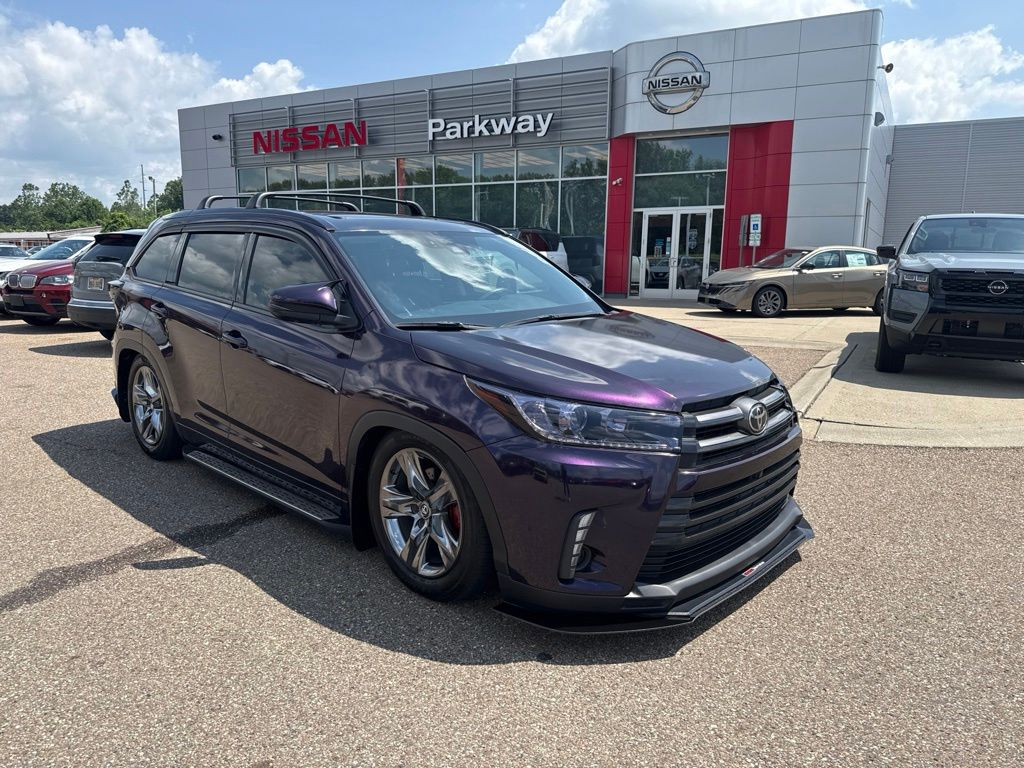Midnight Black Metallic 2017 Toyota Highlander SUV / Crossover All-Wheel Drive 8-Speed Automatic