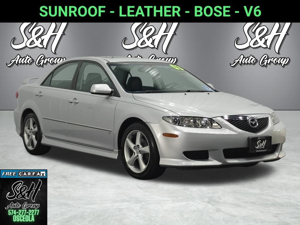 Glacier Silver Metallic 2003 Mazda MAZDA6 Sedan Front-Wheel Drive 5-Speed Automatic Overdrive