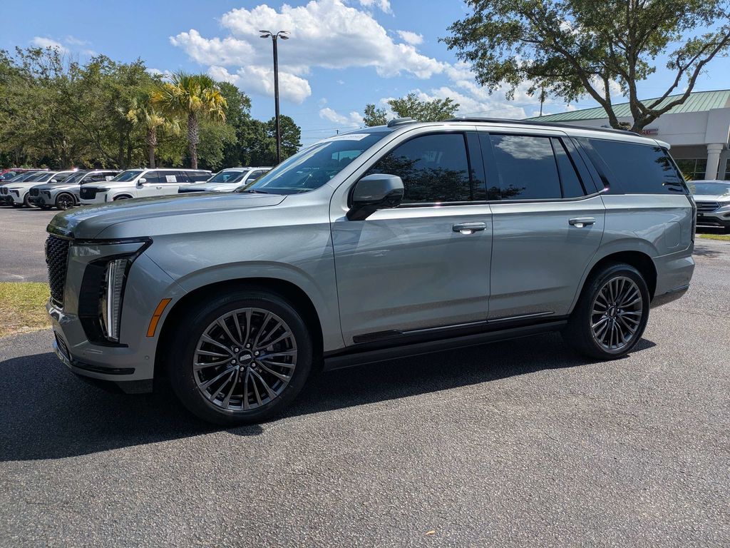 Argent Silver Metallic 2025 Cadillac Escalade SUV / Crossover Four-Wheel Drive Automatic