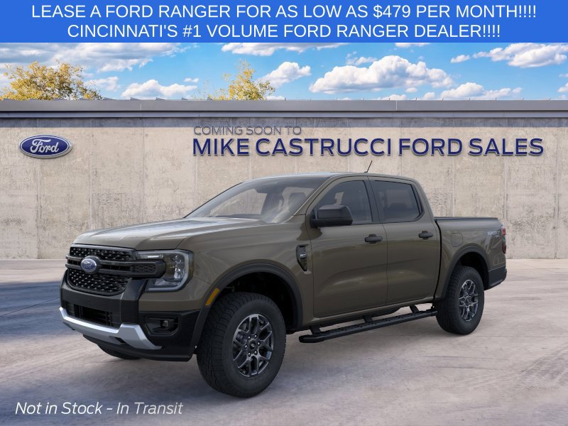 Marsh Gray 2026 Ford Ranger Pickup Truck Four-Wheel Drive Automatic