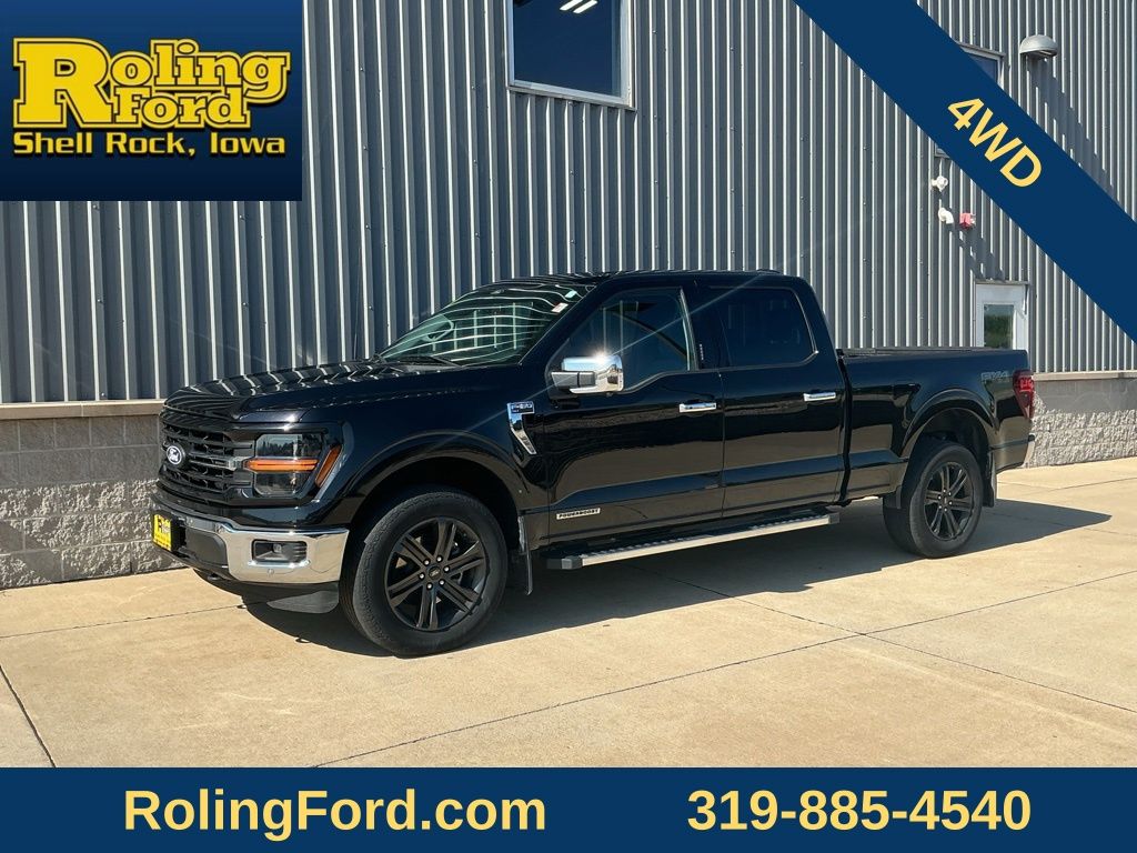 Agate Black Metallic 2024 Ford F-150 Pickup Truck Four-Wheel Drive Automatic