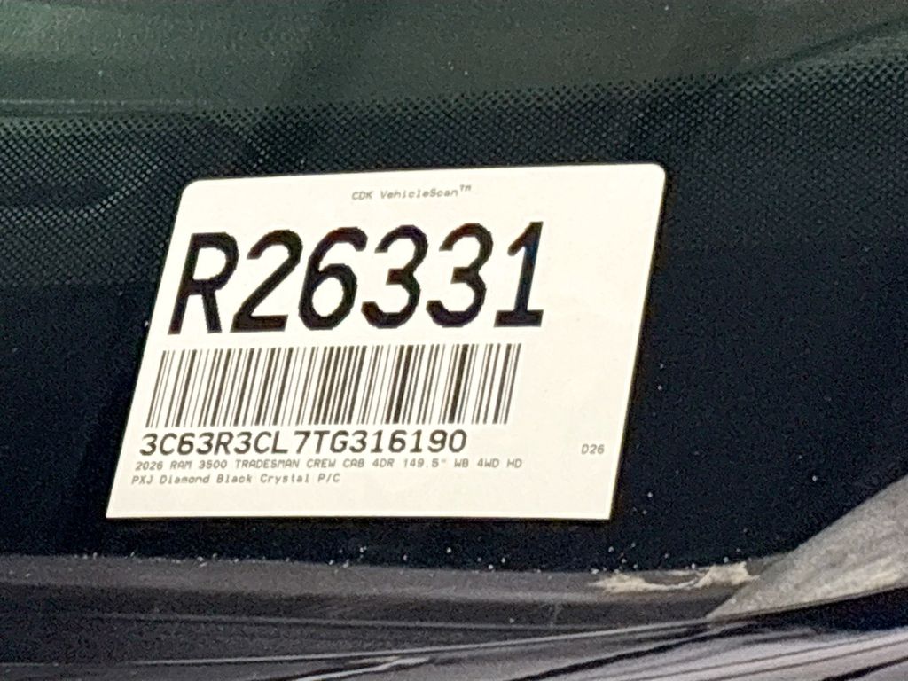 2026 Ram 3500 Tradesman