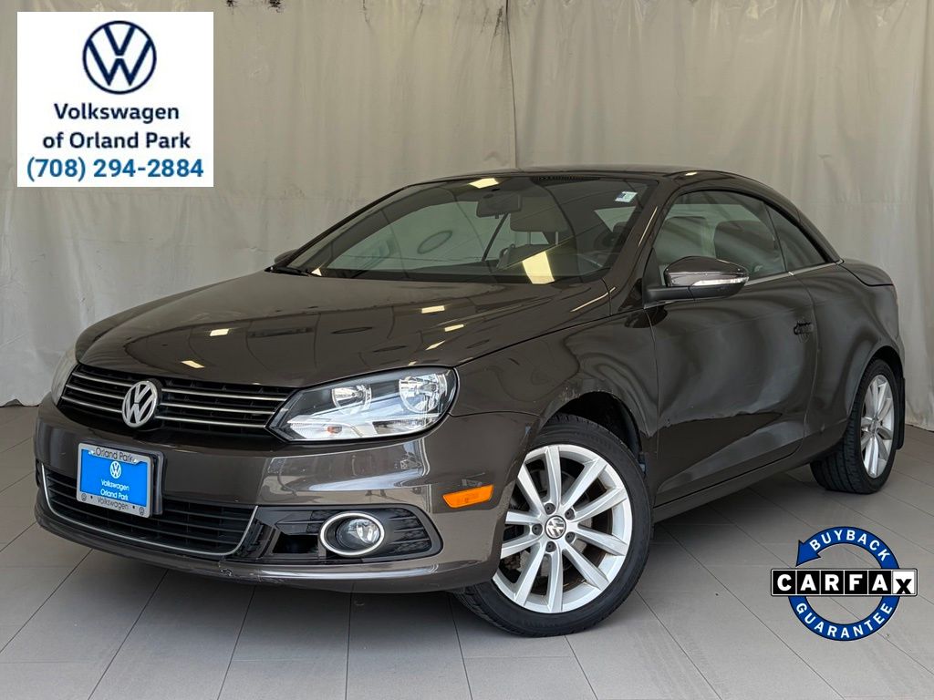Black Oak Brown Metallic 2012 Volkswagen Eos Convertible Front-Wheel Drive 6-Speed Dual Clutch