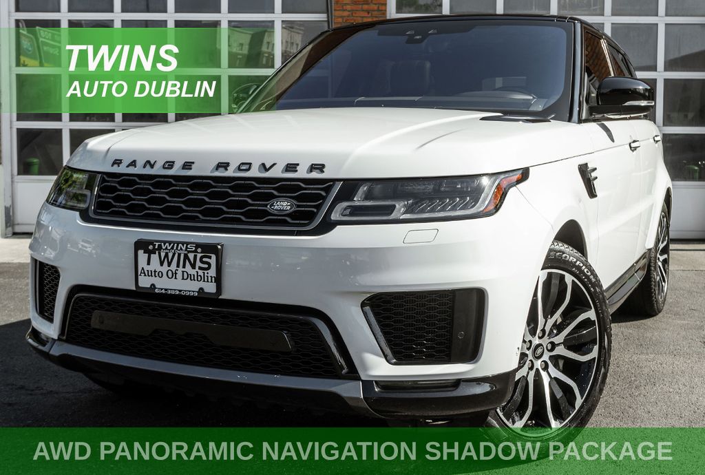White 2021 Land Rover Range Rover Sport SUV / Crossover All-Wheel Drive 8-Speed Automatic