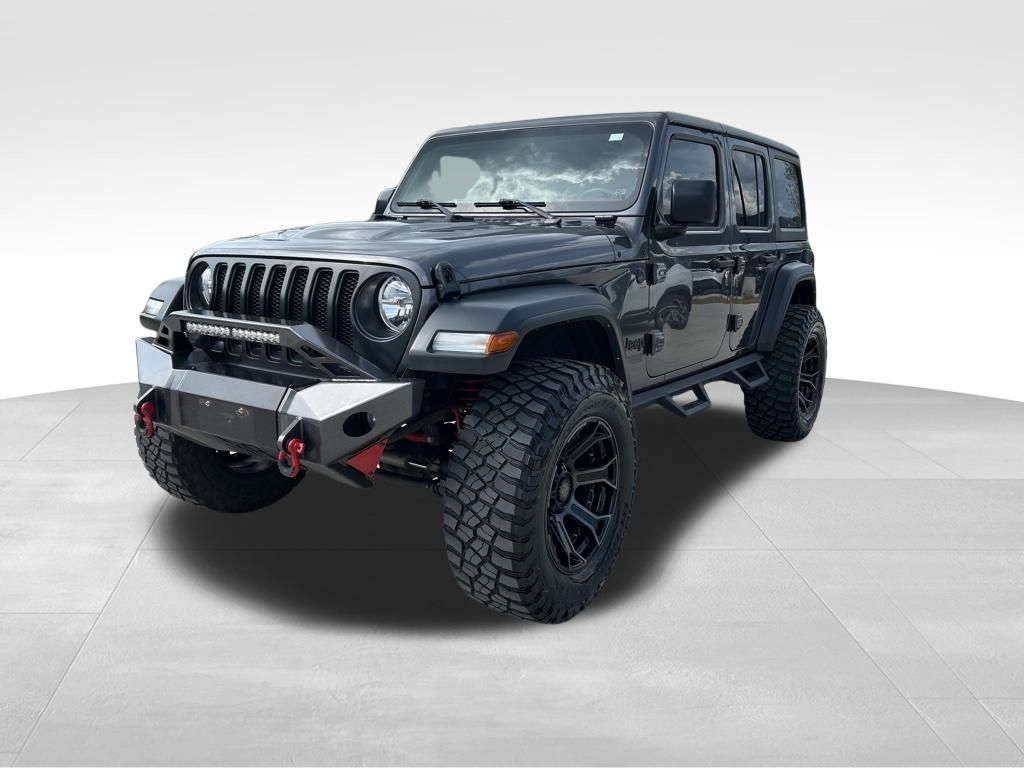 2021 Granite Crystal Metallic Clearcoat Jeep Wrangler Unlimited Sport S 4X4 SUV