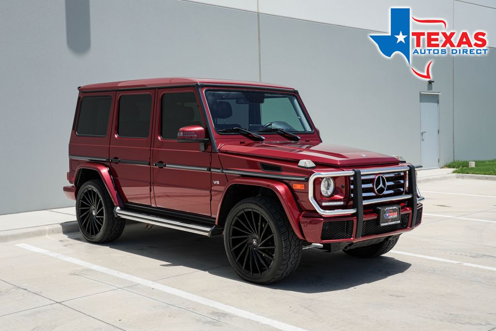Storm Red Metallic 2017 Mercedes-Benz G-Class SUV / Crossover All-Wheel Drive 7-Speed Automatic