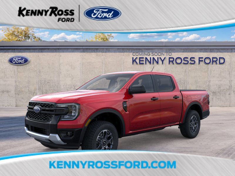 Ruby Red Metallic Tinted Clearcoat 2026 Ford Ranger Pickup Truck Four-Wheel Drive Automatic