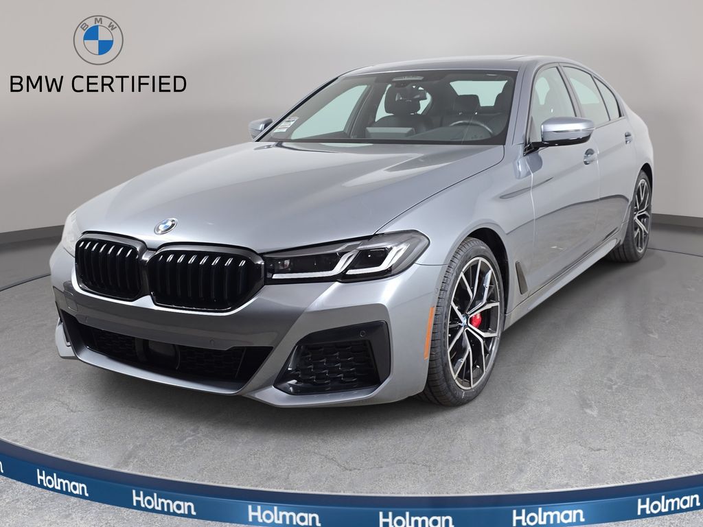 Skyscraper Gray Metallic 2023 BMW 5 Series Sedan All-Wheel Drive 8-Speed Automatic