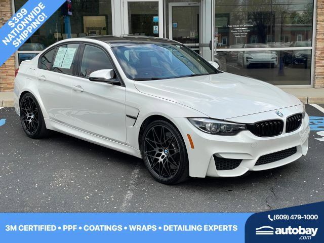 Mineral White Metallic 2018 BMW M3 Sedan RWD Sedan Rear-Wheel Drive 6-Speed Manual