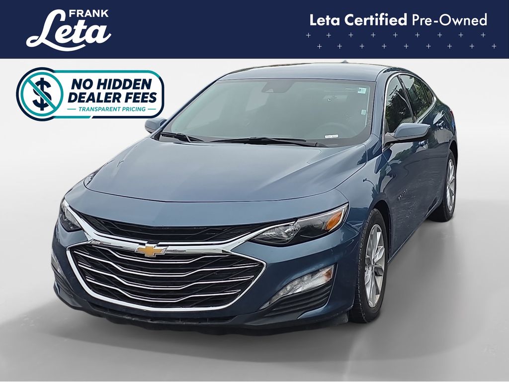 Lakeshore Blue Metallic 2024 Chevrolet Malibu LT with 1LT FWD Sedan Front-Wheel Drive Continuously Variable Transmission