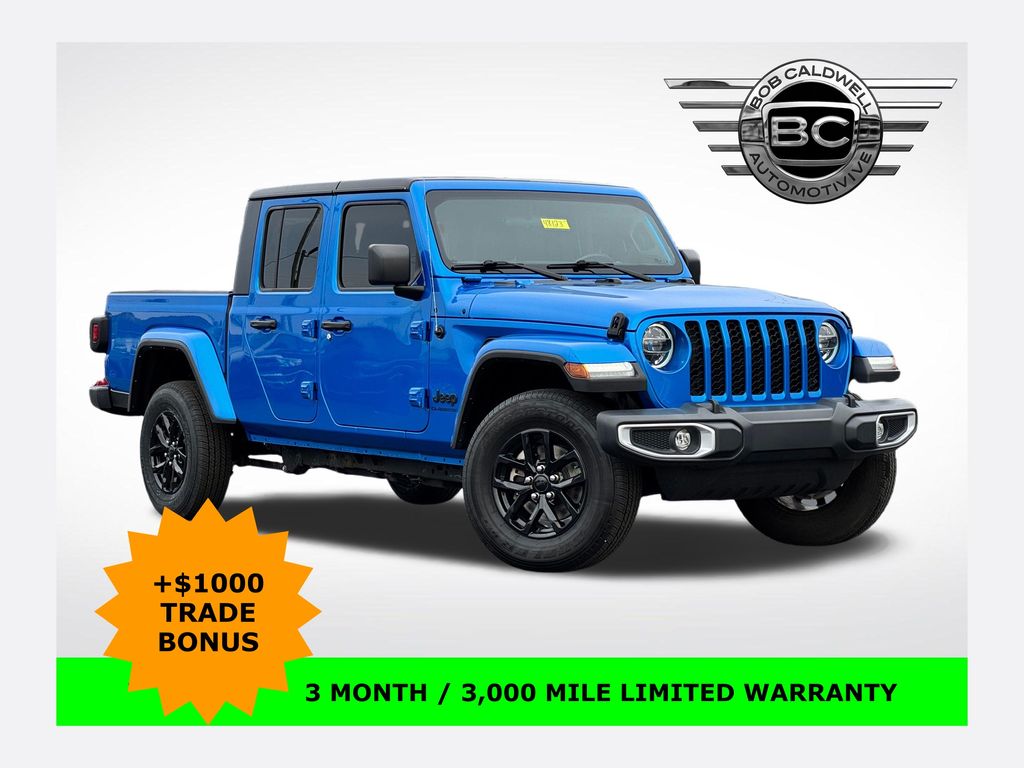 Hydro Blue Pearlcoat 2022 Jeep Gladiator Sport Crew Cab 4WD Pickup Truck Four-Wheel Drive 8-Speed Automatic