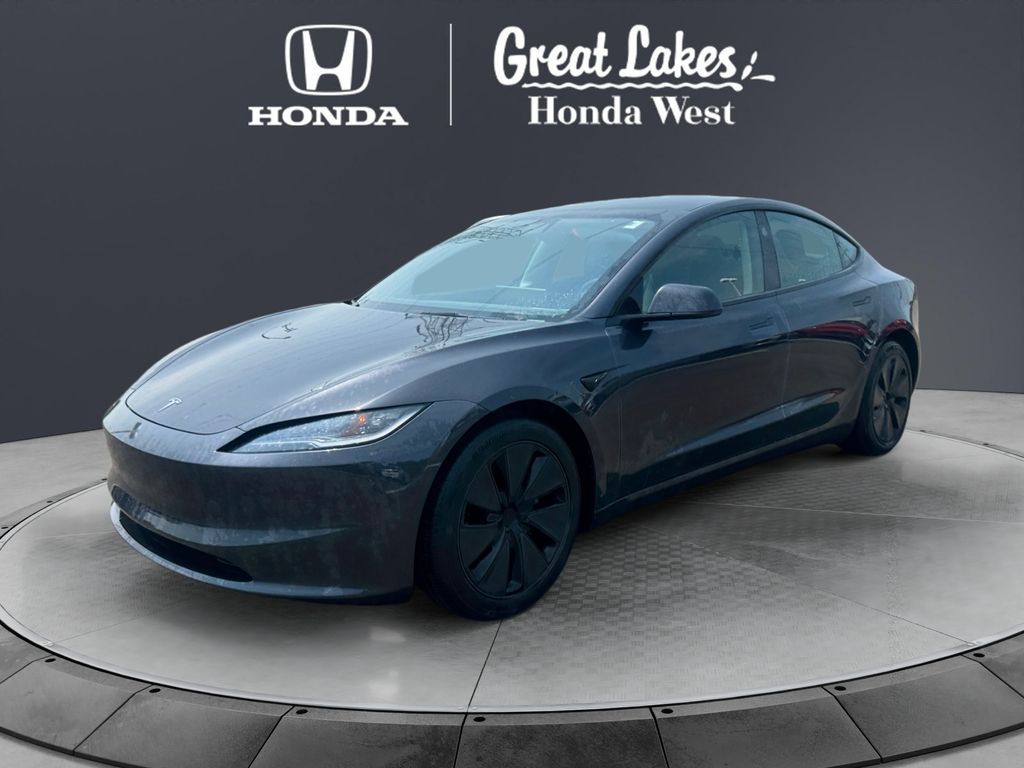 Stealth Gray 2024 Tesla Model 3 Sedan Rear-Wheel Drive 1-Speed Automatic