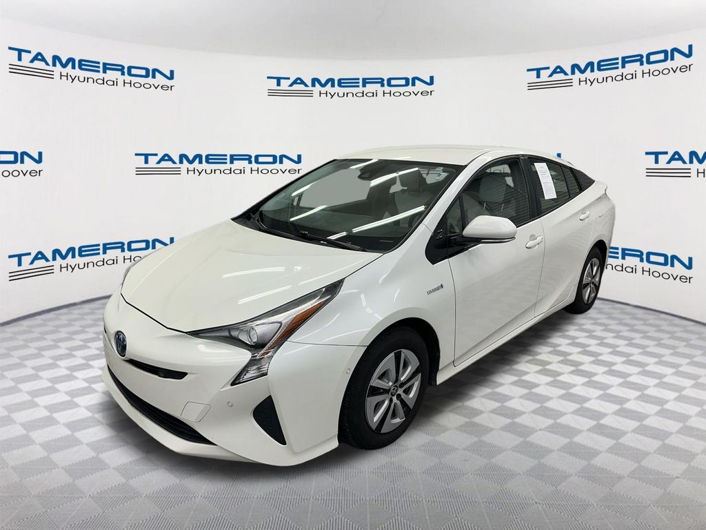 White (Blizzard Pearl) 2018 Toyota Prius Hatchback Front-Wheel Drive Continuously Variable Transmission