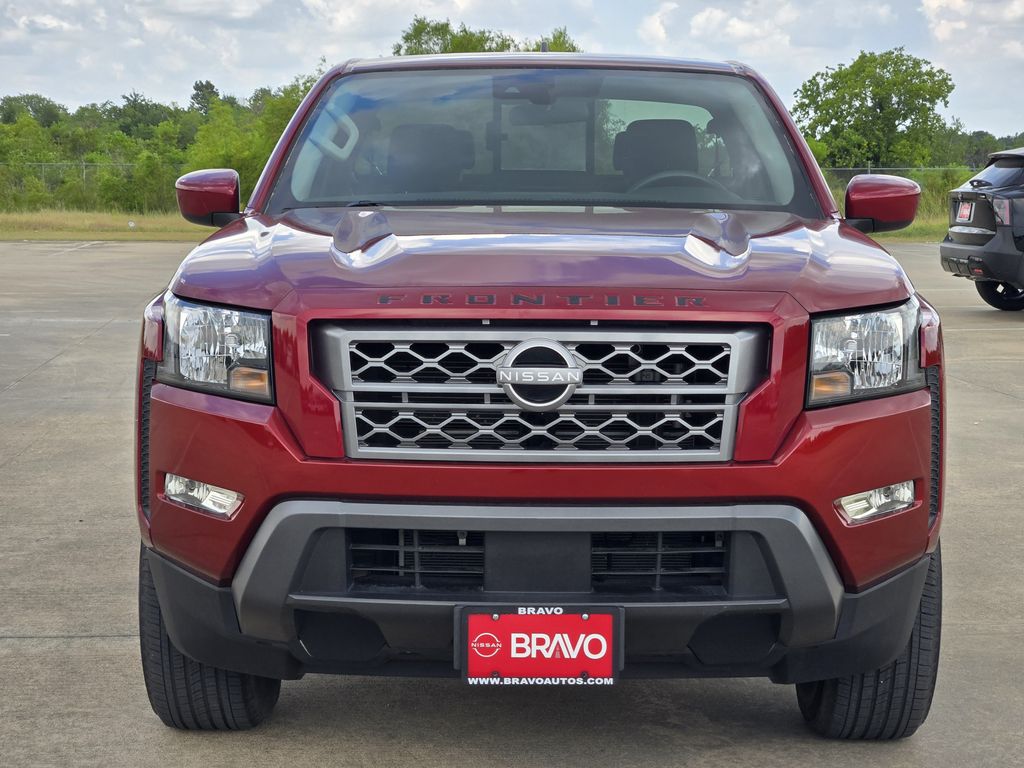 2023 Nissan Frontier SV Red at Central Houston Nissan