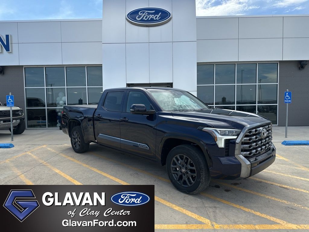 Blueprint 2025 Toyota Tundra Platinum CrewMax Cab LB 4WD Pickup Truck Four-Wheel Drive Automatic