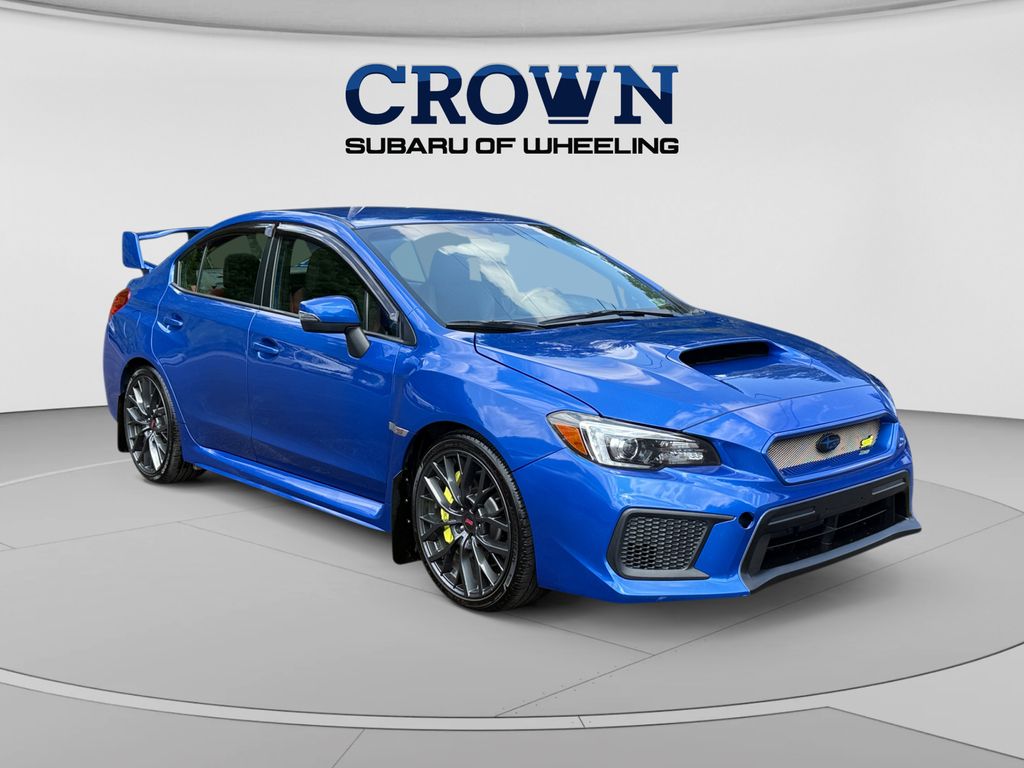 WR Blue Pearl 2018 Subaru WRX STI Sedan All-Wheel Drive 6-Speed Manual