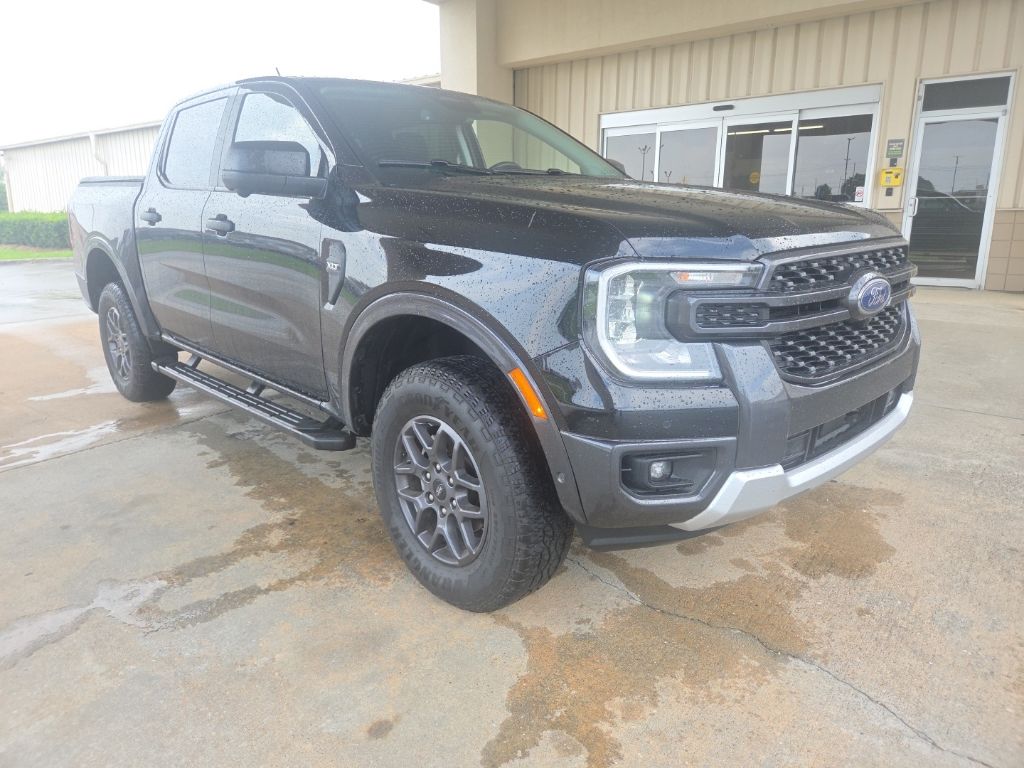Shadow Black 2024 Ford Ranger Pickup Truck Four-Wheel Drive Automatic