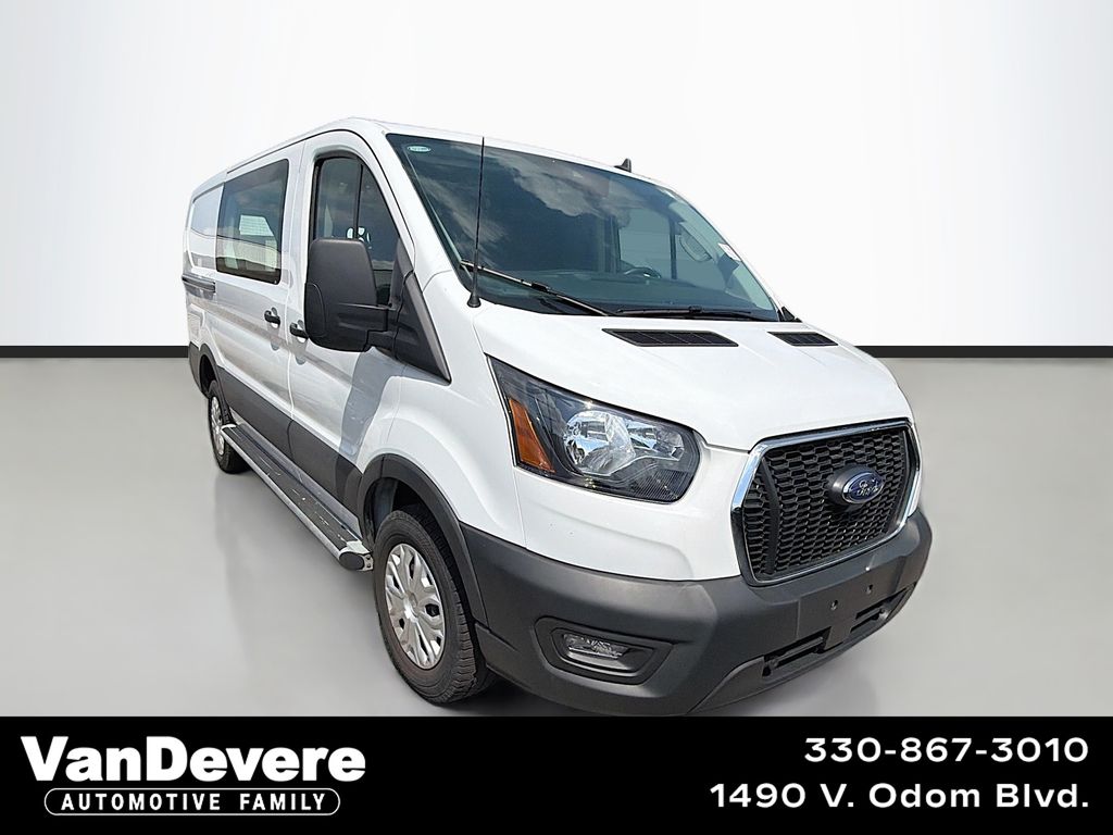 Oxford White 2025 Ford Transit Cargo Van Rear-Wheel Drive 