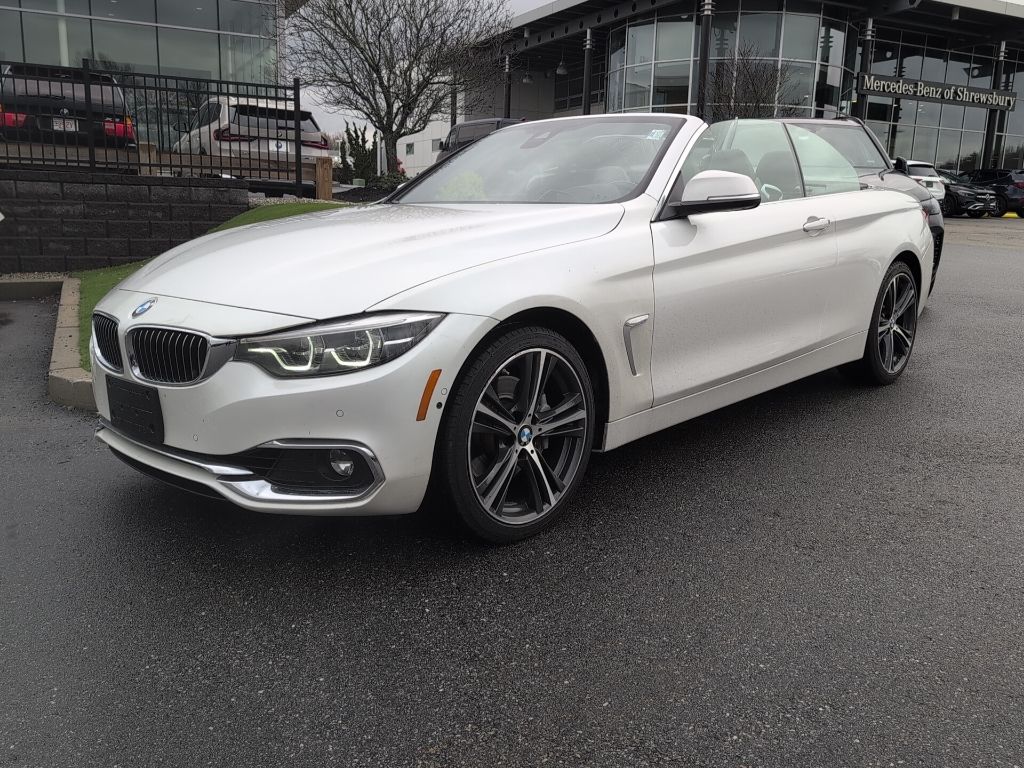 White Metallic 2018 BMW 4 Series 440i xDrive Convertible AWD Convertible All-Wheel Drive 8-Speed Automatic