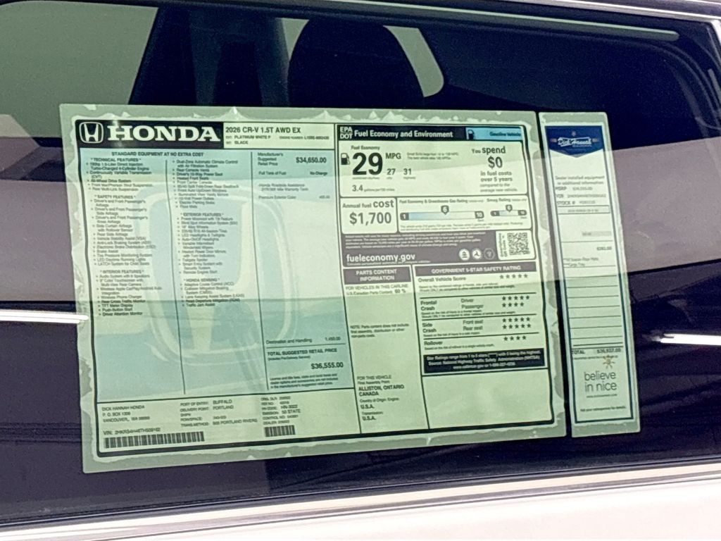 2026 Honda CR-V EX