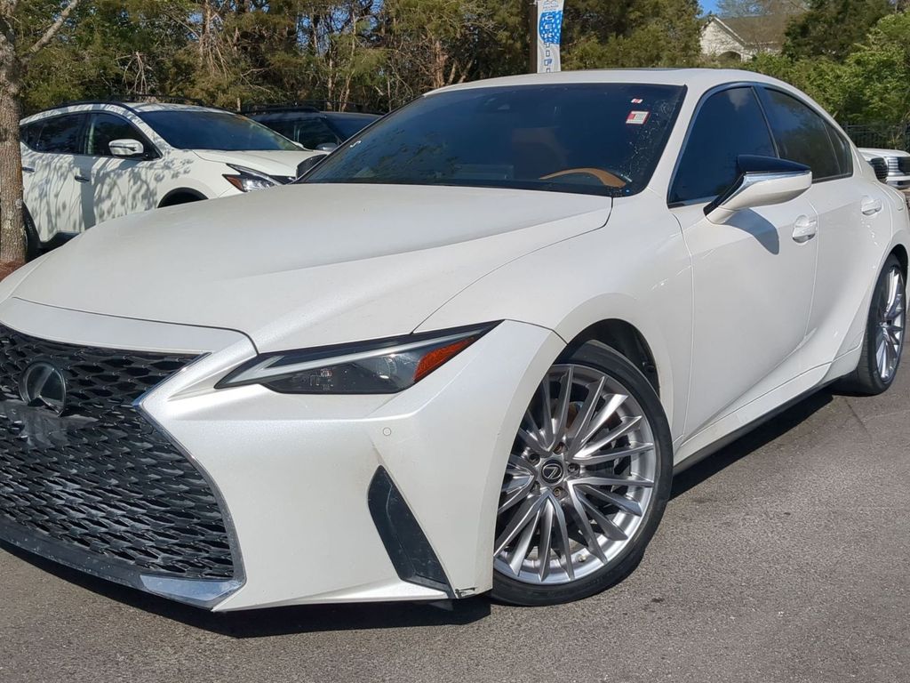 Ultra White 2022 Lexus IS 300 RWD Sedan Rear-Wheel Drive 8-Speed Automatic