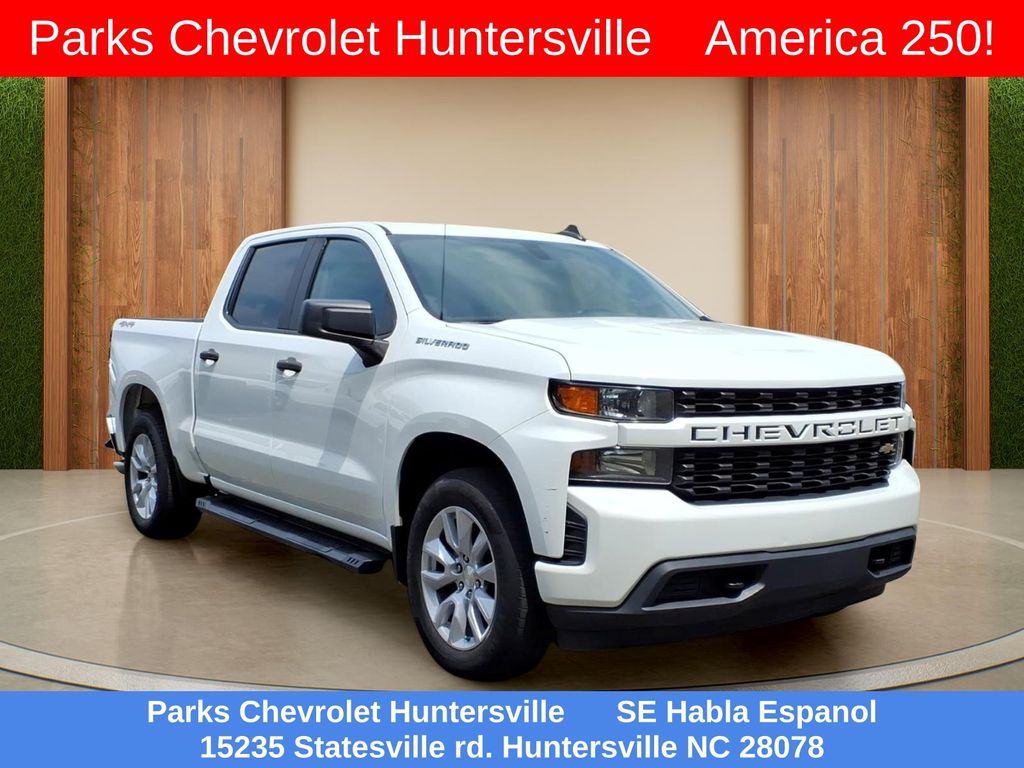 Summit White 2020 Chevrolet Silverado 1500 Pickup Truck Four-Wheel Drive 6-Speed Automatic Overdrive