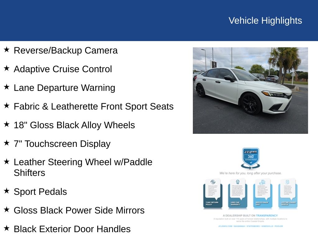 2023 Honda Civic Sedan Sport