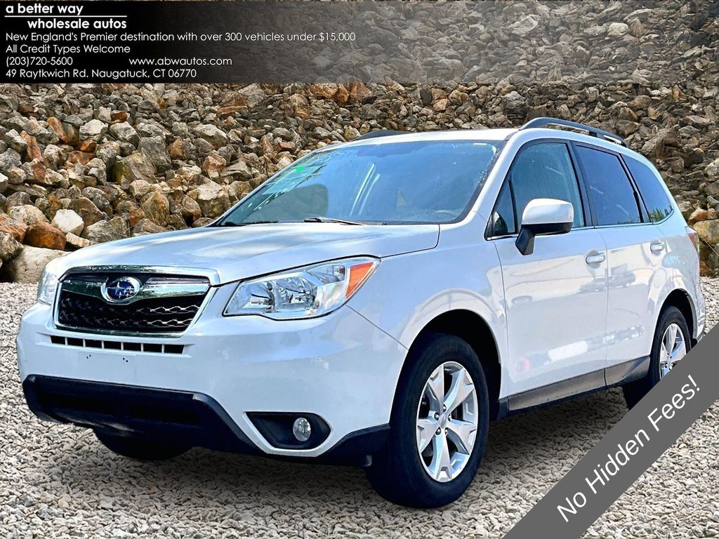Crystal White Pearl 2016 Subaru Forester SUV / Crossover All-Wheel Drive Continuously Variable Transmission