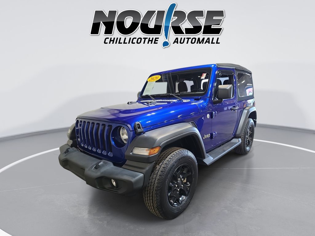 Ocean Blue Metallic Clearcoat 2020 Jeep Wrangler SUV / Crossover Four-Wheel Drive 8-Speed Automatic