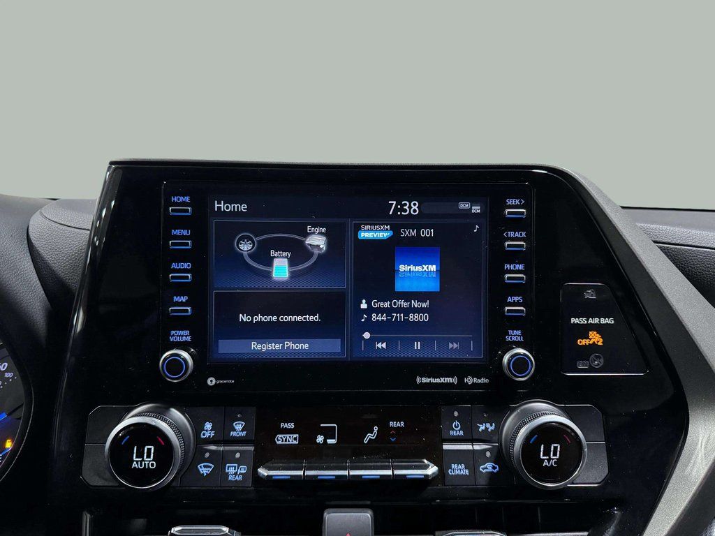 Used 2021 Midnight Black Metallic Toyota LE image 6