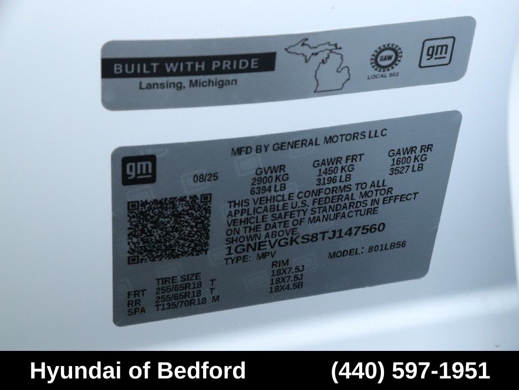 Used 2026 Chevrolet Traverse LT For Sale in Bedford, OH