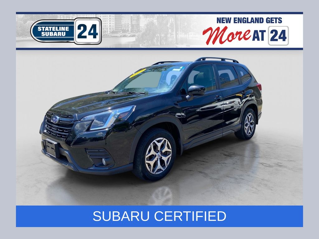 Crystal Black Silica 2023 Subaru Forester SUV / Crossover All-Wheel Drive Continuously Variable Transmission