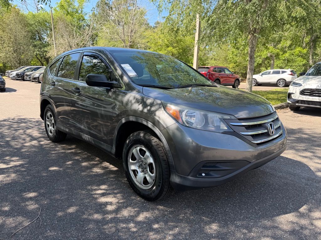 Gray 2014 Honda CR-V LX FWD SUV / Crossover Front-Wheel Drive 5-Speed Automatic