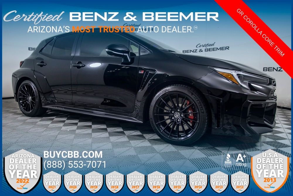 Black 2025 Toyota GR Corolla Premium AWD Hatchback All-Wheel Drive 8-Speed Automatic