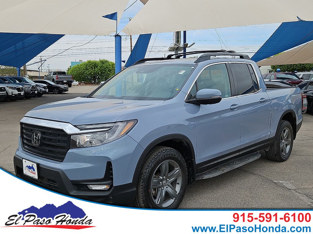 Sonic Gray Pearl 2023 Honda Ridgeline RTL AWD Pickup Truck All-Wheel Drive 9-Speed Automatic