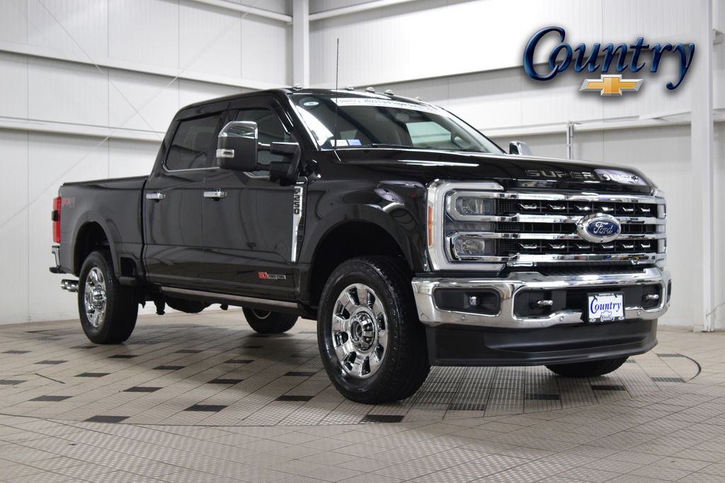 Black Metallic 2023 Ford F-250 Super Duty Pickup Truck Four-Wheel Drive Automatic