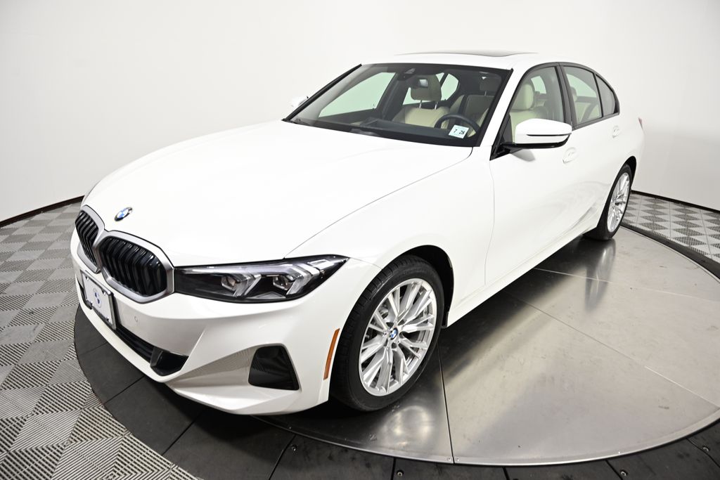 Alpine White 2023 BMW 3 Series Sedan All-Wheel Drive 8-Speed Automatic