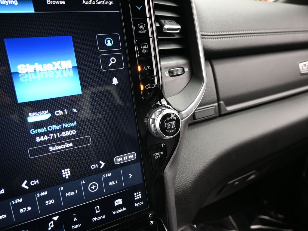 Used 2023 Diamond Black Crystal Pearlcoat Ram Laramie image 26