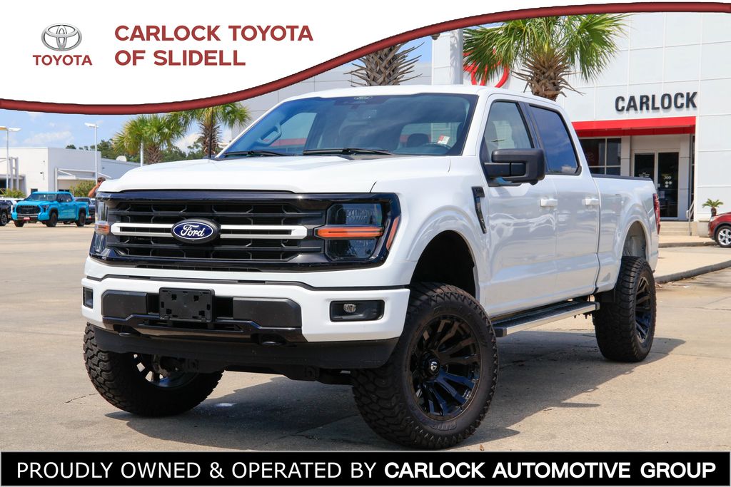 White 2024 Ford F-150 Pickup Truck Four-Wheel Drive Automatic