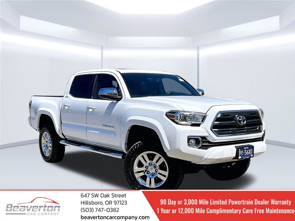Super White 2016 Toyota Tacoma Pickup Truck Four-Wheel Drive 6-Speed Automatic