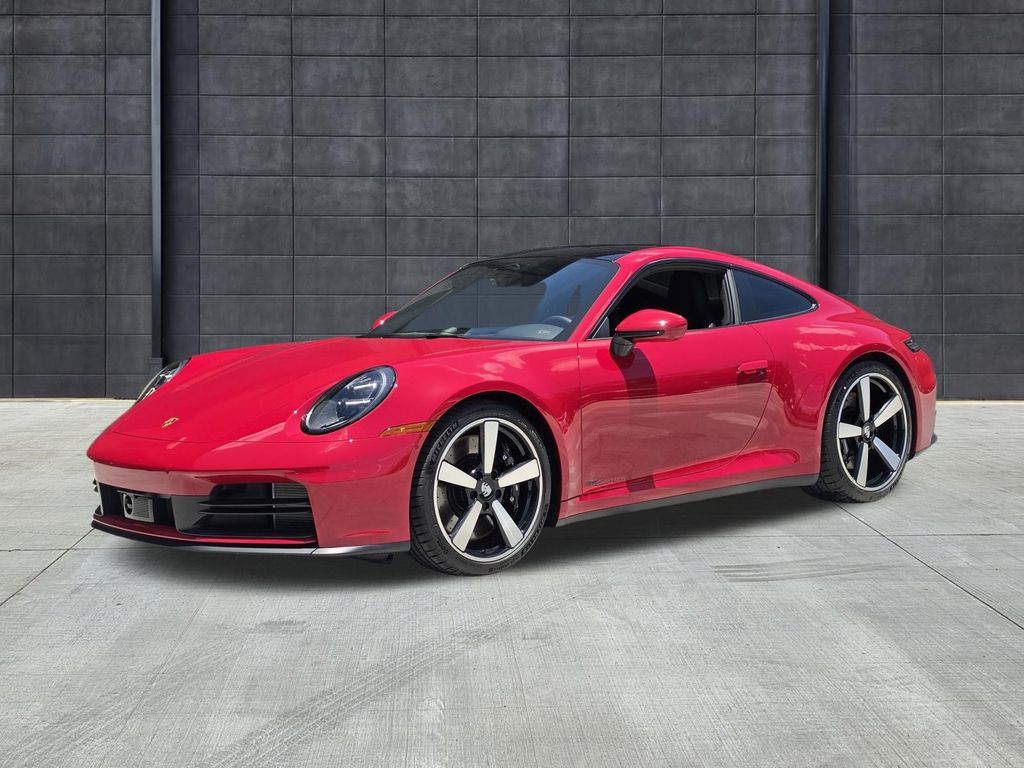 Red 2026 Porsche 911 Coupe Rear-Wheel Drive 8-Speed Automatic